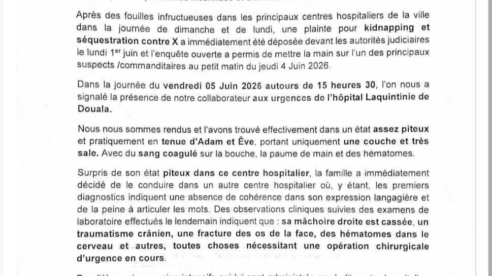 Un suspect interpellé suite au kidnapping de Me Jean Didier Makemba Ntoumba