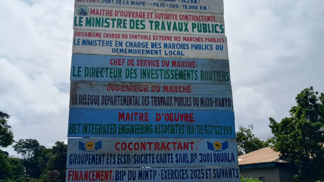 Bitumage de la route Banyo–Mayo Darle–Nyamboya : le MINTP commet une mission de reconnaissance de l’itinéraire